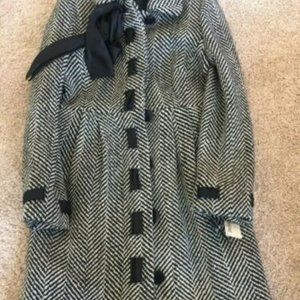 NWT Robert Rodriguez woman long wool coat jacket size 2 $803